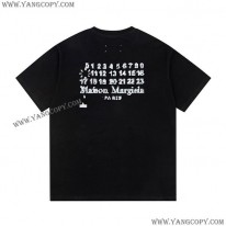メゾンマルジェラ スーパーコピー Tシャツ 激安 ブラック Mag32735