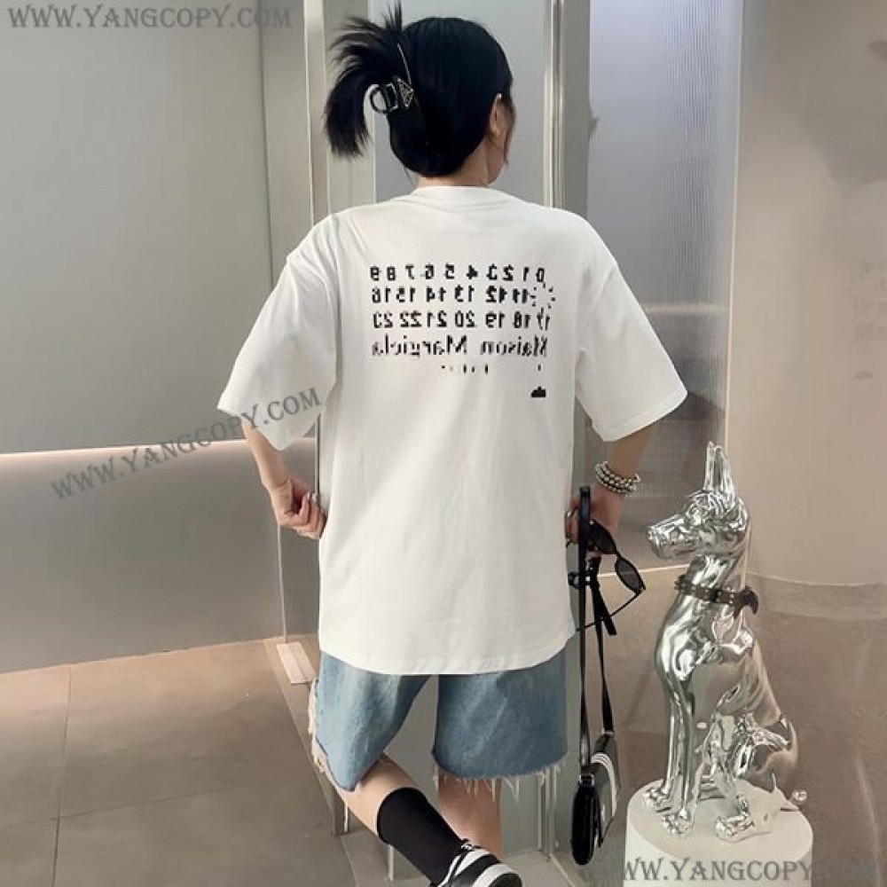 メゾンマルジェラ スーパーコピー Tシャツ ホワイト Mas19884