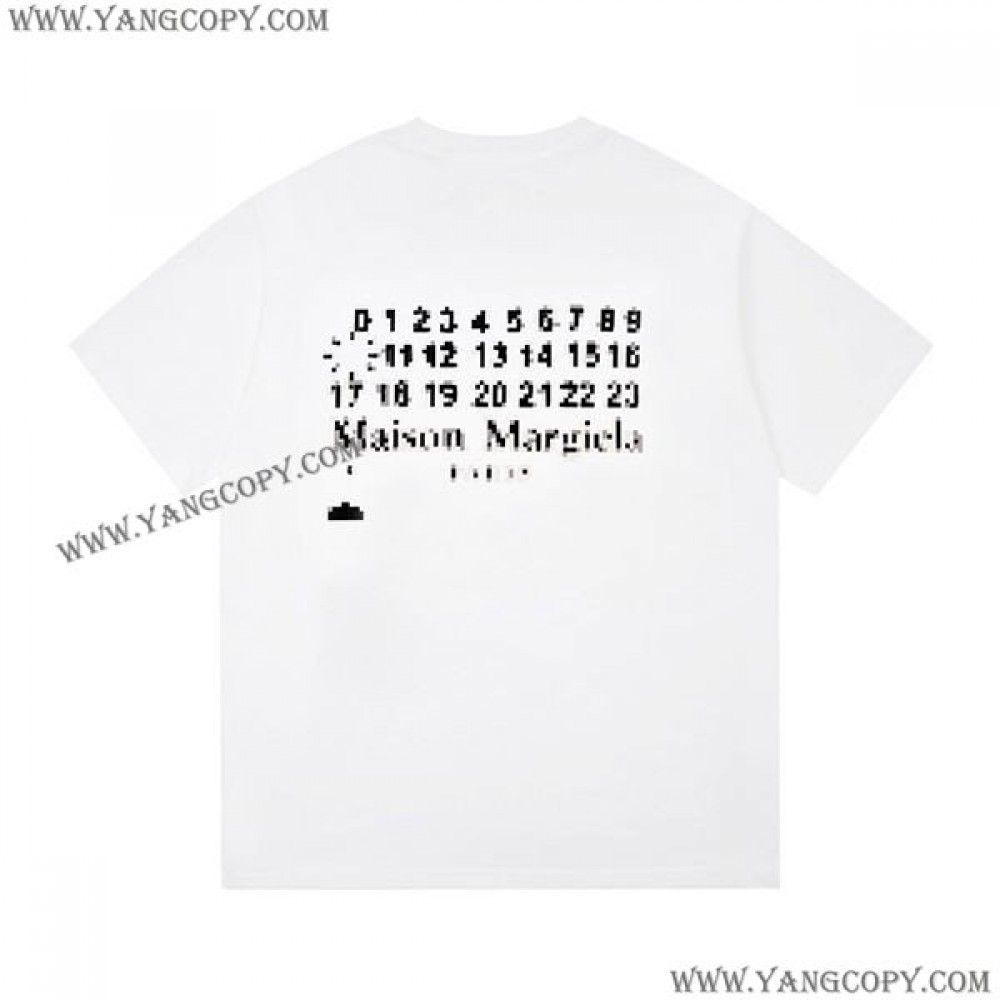 メゾンマルジェラ スーパーコピー Tシャツ ホワイト Mas19884