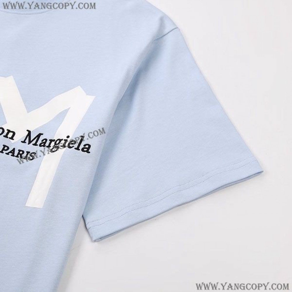 メゾンマルジェラ コピー ラウンドネック Tシャツ Mag23404