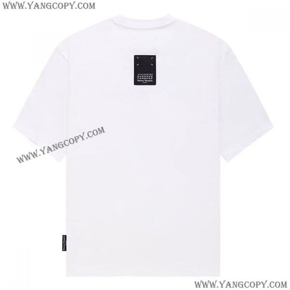 メゾンマルジェラ コピー ラウンドネック Tシャツ Mac49796
