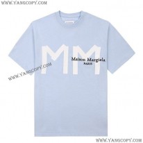 メゾンマルジェラ スーパーコピー ロゴ ピンクTシャツ Mao96948