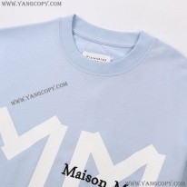 メゾンマルジェラ スーパーコピー ロゴ ピンクTシャツ Mao96948