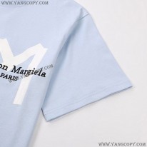 メゾンマルジェラ スーパーコピー ロゴ ピンクTシャツ Mao96948