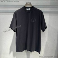 ヴァレンティノ コピー Vロゴ シグネチャーパッチ Tシャツ Vun40699