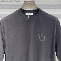 ヴァレンティノ コピー Vロゴ シグネチャーパッチ Tシャツ Vun40699