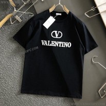 ヴァレンティノ スーパーコピー VLTNロゴ コットンパッチワーク Tシャツ Vub00467