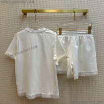 ヴァレンティノ コピー 「Vロゴ」Tシャツ&ショートパンツ Vue26341