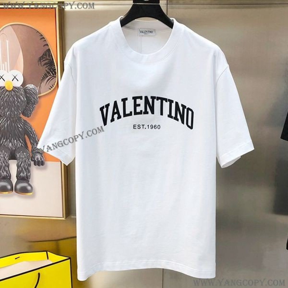 ヴァレンティノ スーパーコピー ジャージー エンブロイダリー Tシャツ Vug05444