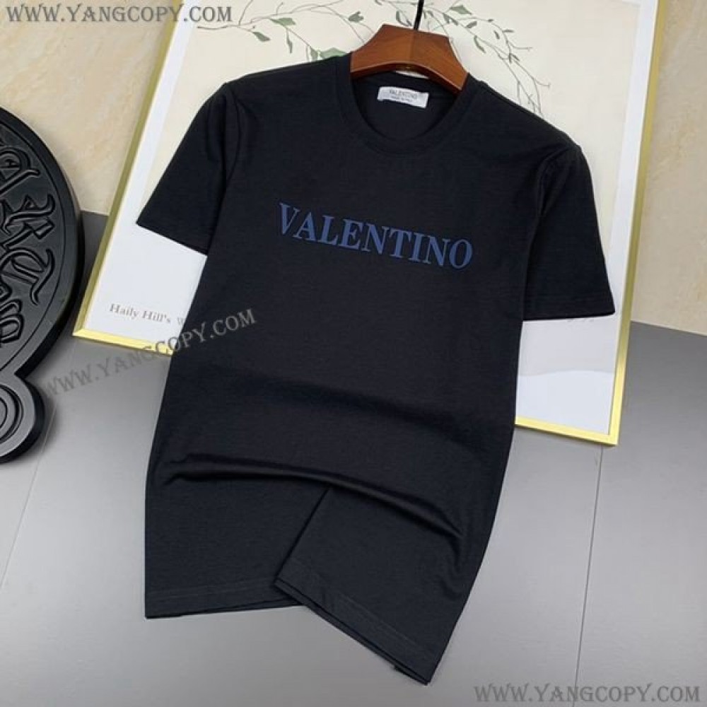 ヴァレンティノ コピー SIGNATURE プリント Tシャツ 2色 Vua91925