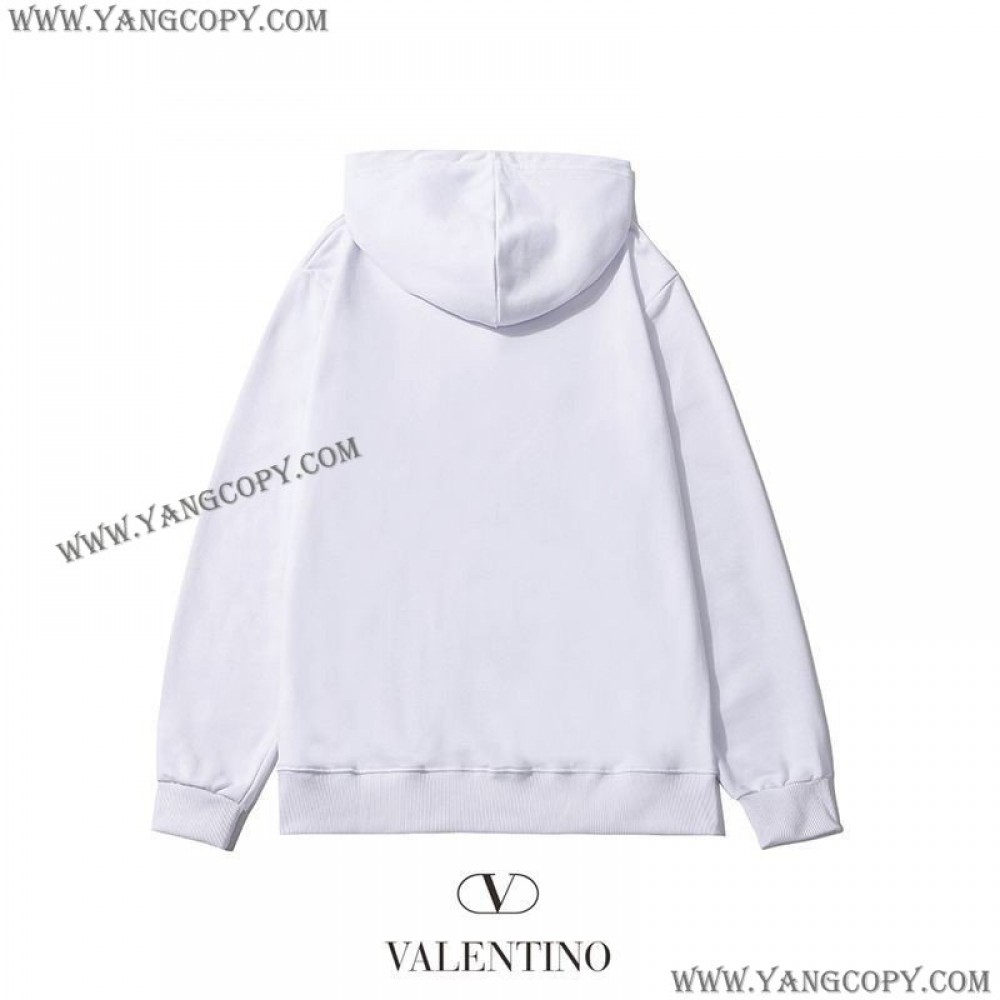 ヴァレンティノ コピー パーカー ロゴ フーディ スウェットシャツ 2色 Vuh84871