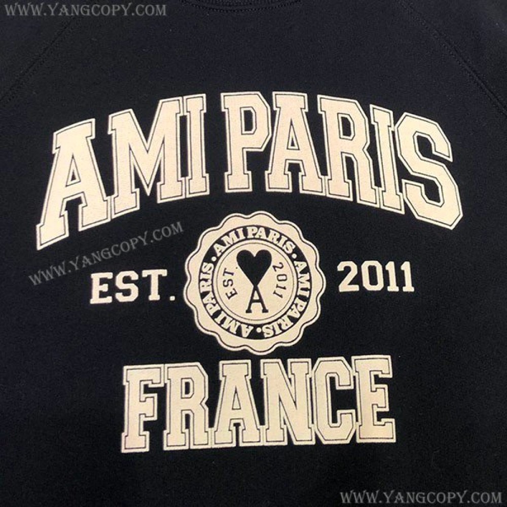 アミパリス 偽物 FRANCE スウェットシャツ amq98520