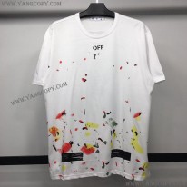 オフホワイト コピー Tシャツ スプレー カラバッジョ スリムフィット off22653