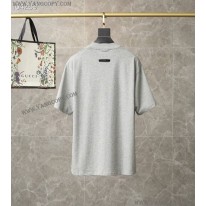 エルメネジルド ゼニア×フィアオブゴッド コピー  コラボ Tシャツ グレー fis83844