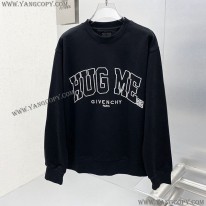 ジバンシィ 偽物 ロゴ刺繍 スリムスウェットシャツ BMJ0H63Y78-001