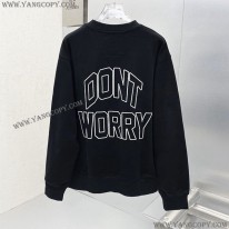 ジバンシィ 偽物 ロゴ刺繍 スリムスウェットシャツ BMJ0H63Y78-001