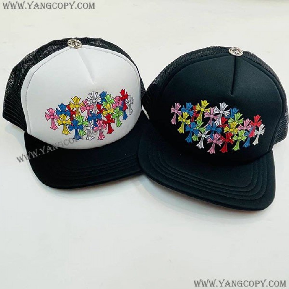 クロムハーツ 偽物 キャップ CAP カラフルクロス キャップ 3クロスキャップ King Taco Kuw26397