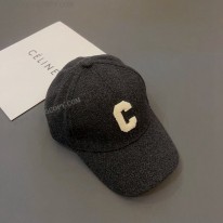 セリーヌ 偽物 ウール ベースボールキャップ Cec72788