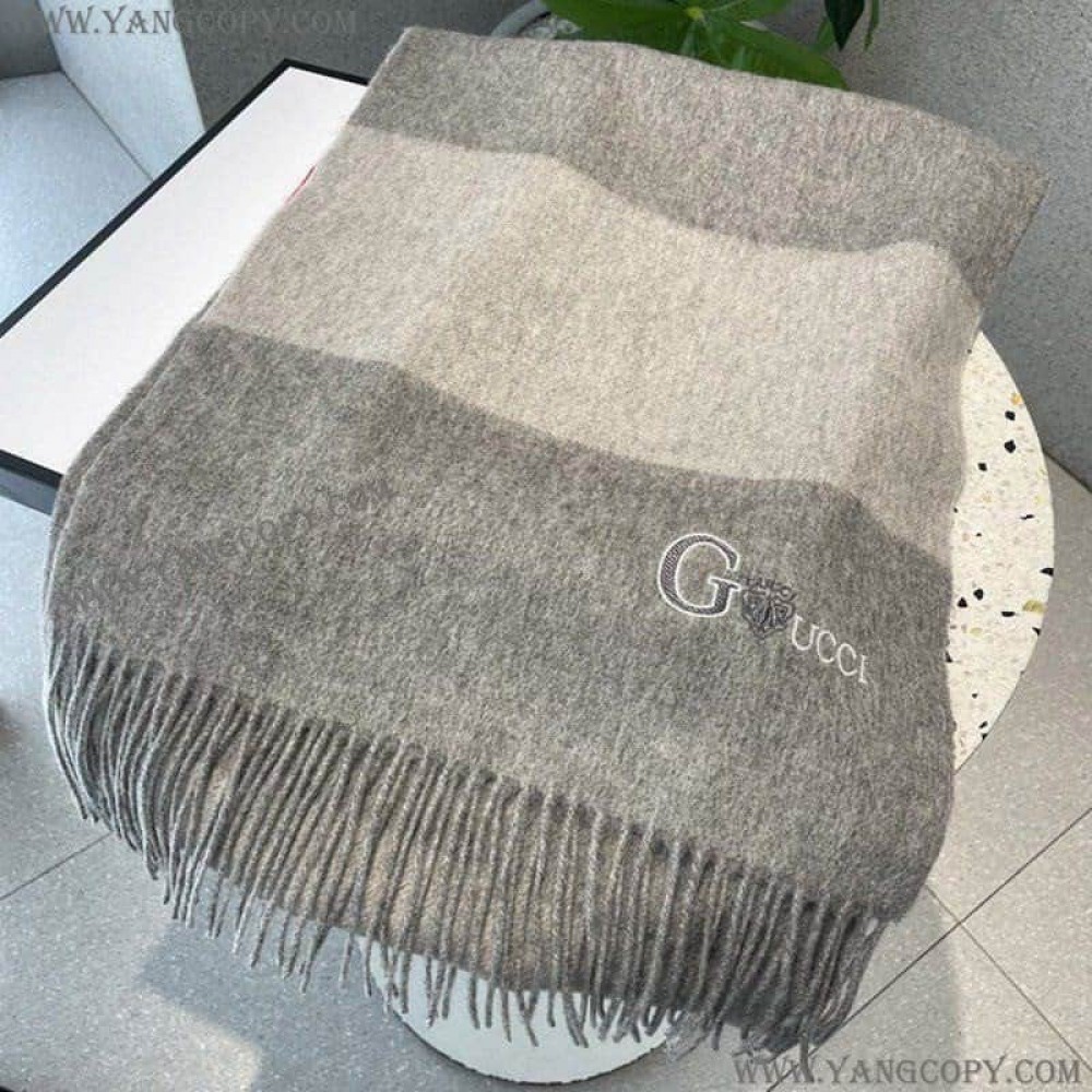 グッチ 偽物 グラフィックカシミヤスカーフ guv00056