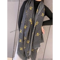 グッチ スーパーコピー 蜂 ストライプ カシミヤマフラー gux00042