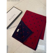 グッチ スーパーコピー 蜂 ストライプ カシミヤマフラー guu38932