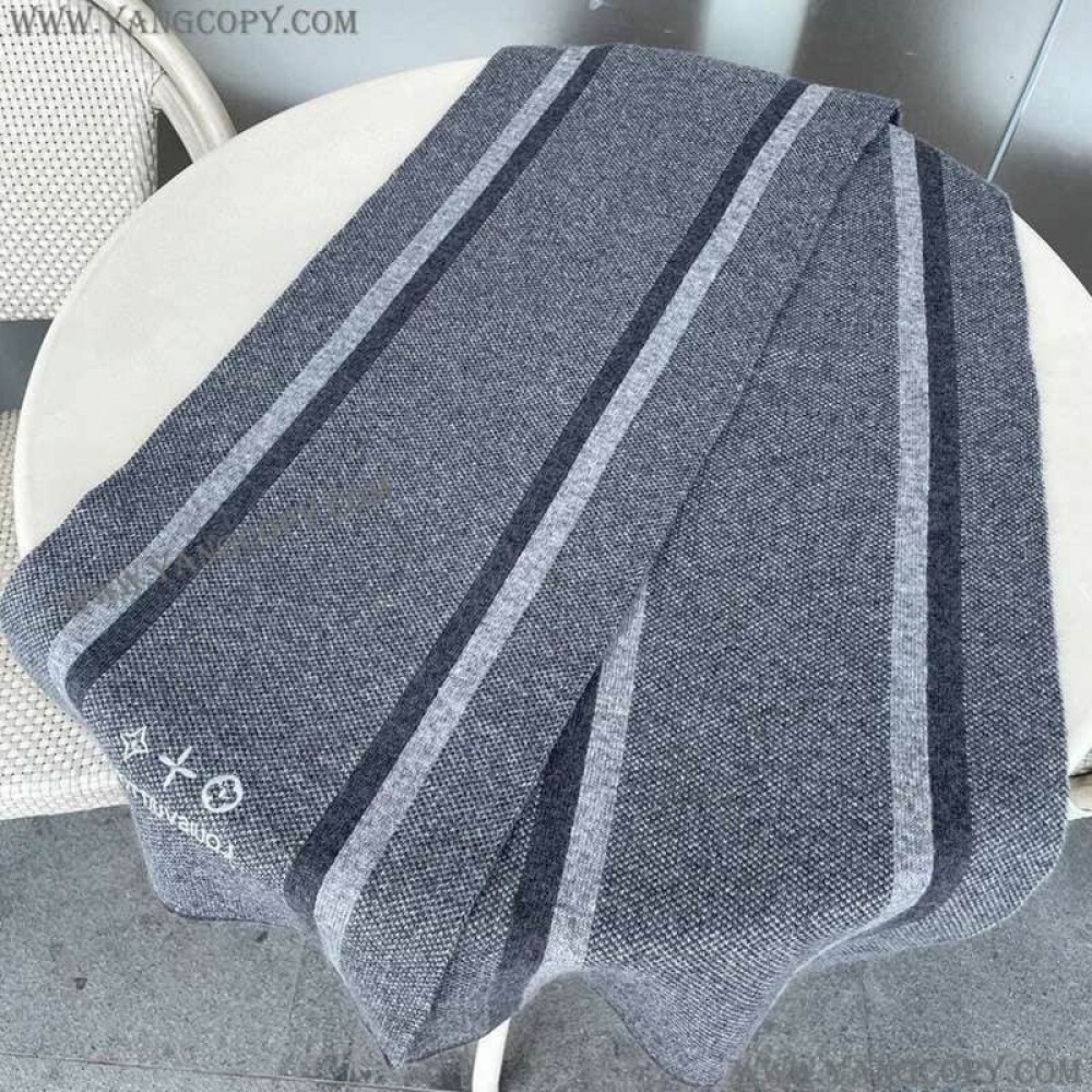 ルイヴィトン 偽物 メンズ カシミヤ タッセル マフラ vur99682
