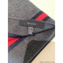 グッチ スーパーコピー グラフィックストライプ カシミヤスカーフ gul24512