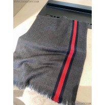 グッチ スーパーコピー グラフィックストライプ カシミヤスカーフ gul24512