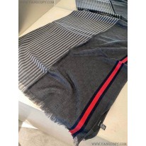 グッチ スーパーコピー グラフィックストライプ カシミヤスカーフ gul24512