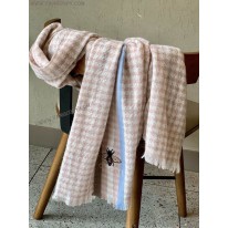グッチ 偽物 男女OK!GGマーク チェックストライプ ウールマフラー gud74473