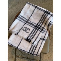 シャネル 偽物 ストール ウール シルク カシミヤ CC shw80199