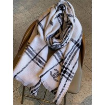 シャネル 偽物 ストール ウール シルク カシミヤ CC shw80199