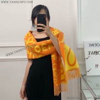 ロエベ 偽物 ウール ロゴ マフラー loo32922
