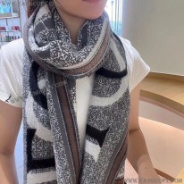 ロエベ 偽物 ウール ロゴ マフラー loc53794