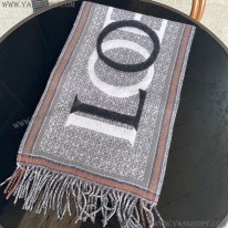 ロエベ 偽物 ウール ロゴ マフラー loc53794
