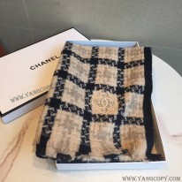 シャネル コピー 肌触り最高なフリンジカシミヤストール shz11332