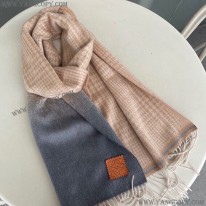 ロエベ コピー チェック スカーフ カシミヤ lod88517
