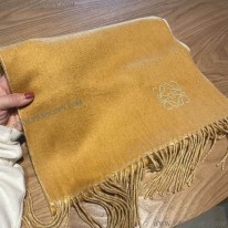 ロエベ 偽物 バイカラー スカーフ ウール カシミヤ lok78539