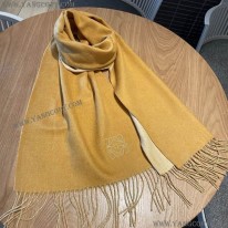 ロエベ 偽物 バイカラー スカーフ ウール カシミヤ lok78539