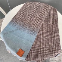 ロエベ 偽物 チェック スカーフ カシミヤ loe78781