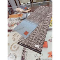 ロエベ スーパーコピー 勾配 チェック スカーフ カシミヤ lof34715