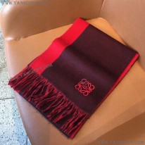 ロエベ 偽物 バイカラー スカーフ ウール カシミヤ lol46278