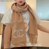 シャネル スーパーコピー ストール ウール シルク カシミヤ CC shw31014