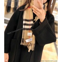 バーバリー 偽物 リバーシブル チェック カシミアスカーフ Bah63945