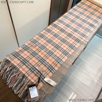 バーバリー 偽物 リバーシブル チェック カシミアスカーフ Bab25216