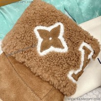 ルイヴィトン 偽物 レディース ムートン ブーツ もこもこ vub41308