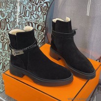 エルメス 偽物 Frenchie 50 アンクルブーツ ブーティ 靴 ero08967