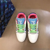 ルイヴィトン スーパーコピー スニーカー トレイナー ライン オレンジ vug47624