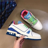 ルイヴィトン スーパーコピー スニーカー トレイナー ライン オレンジ vug47624