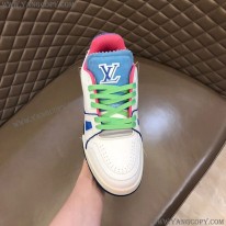 ルイヴィトン スーパーコピー スニーカー トレイナー ライン オレンジ vug47624